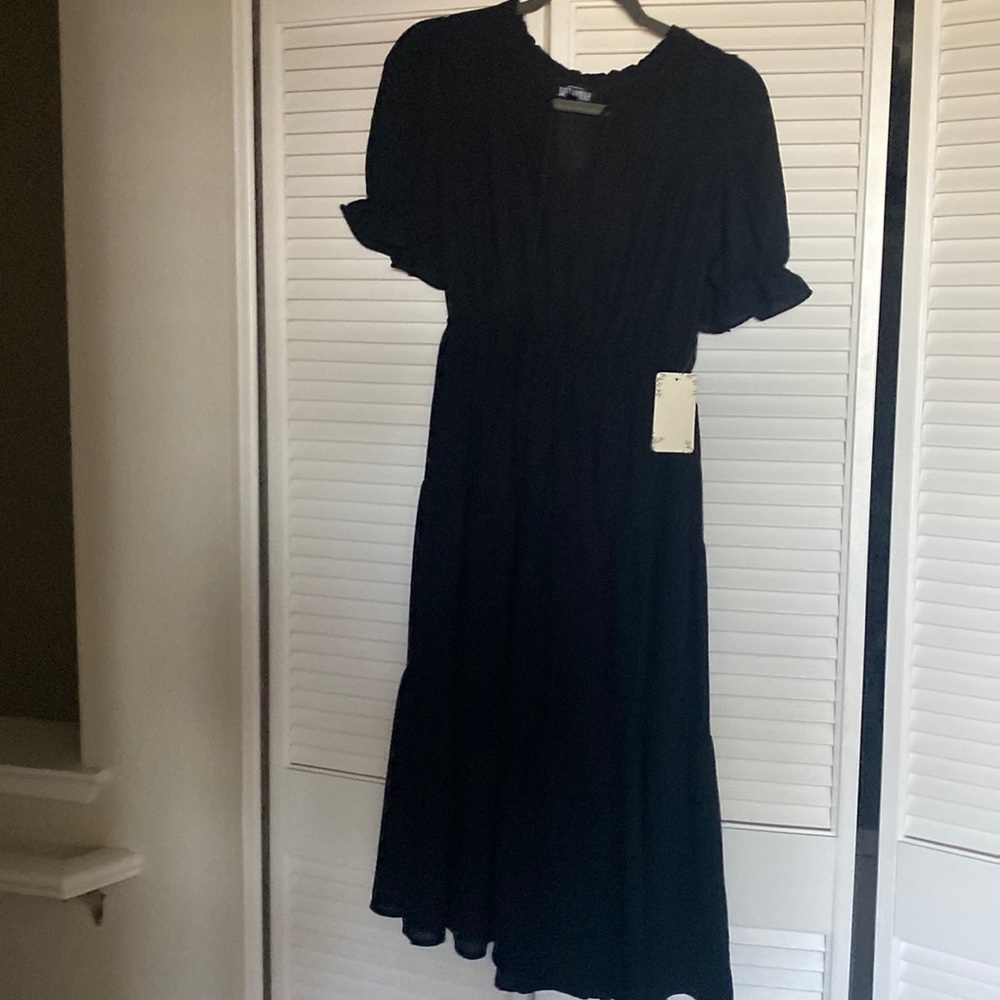 Nice black dress with tie